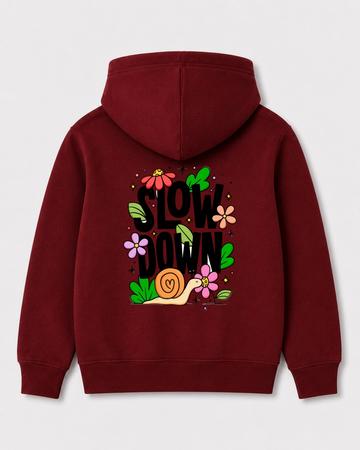 Red hoodie back 1321