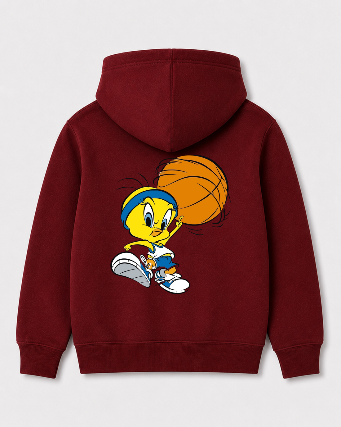 Red hoodie back 1322
