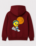 Red hoodie back 1322
