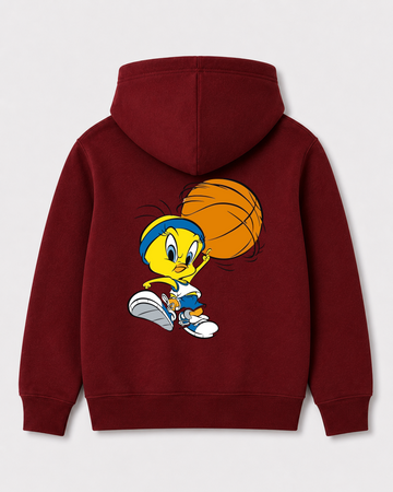 Red hoodie back 1322