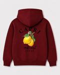 Red hoodie back 1323