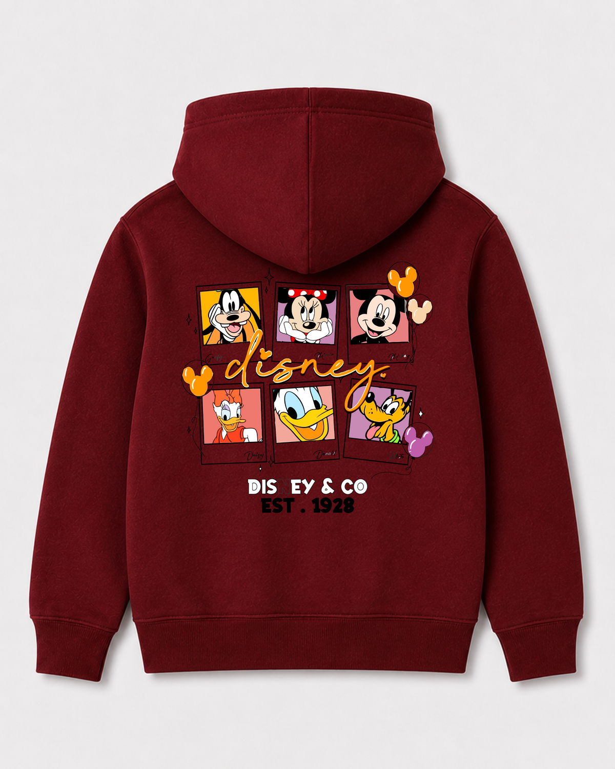 Red hoodie back 1328