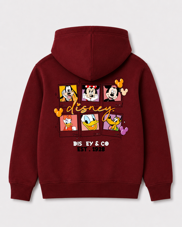 Red hoodie back 1328