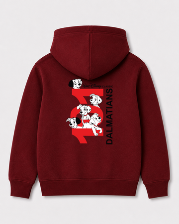 Red hoodie back 1338