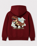 Red hoodie back 1344
