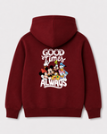 Red hoodie back 1348