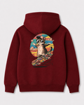 Red hoodie back 135
