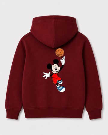 Red hoodie back 1353