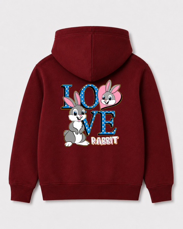 Red hoodie back 1356