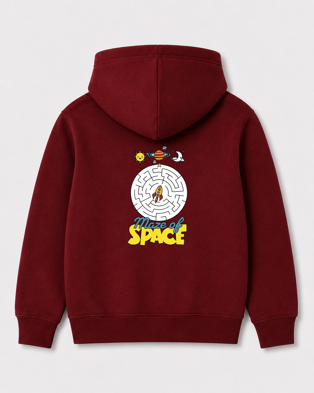 Red hoodie back 136