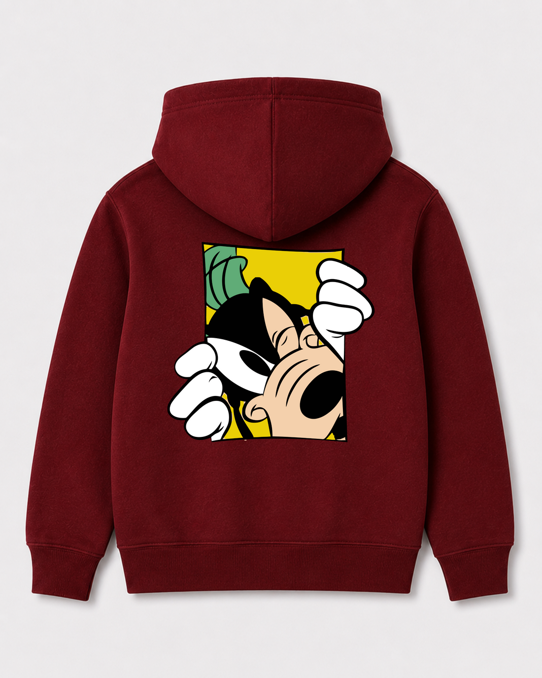 Red hoodie back 1363