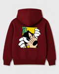 Red hoodie back 1363