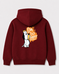 Red hoodie back 1364