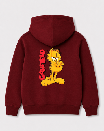 Red hoodie back 1365