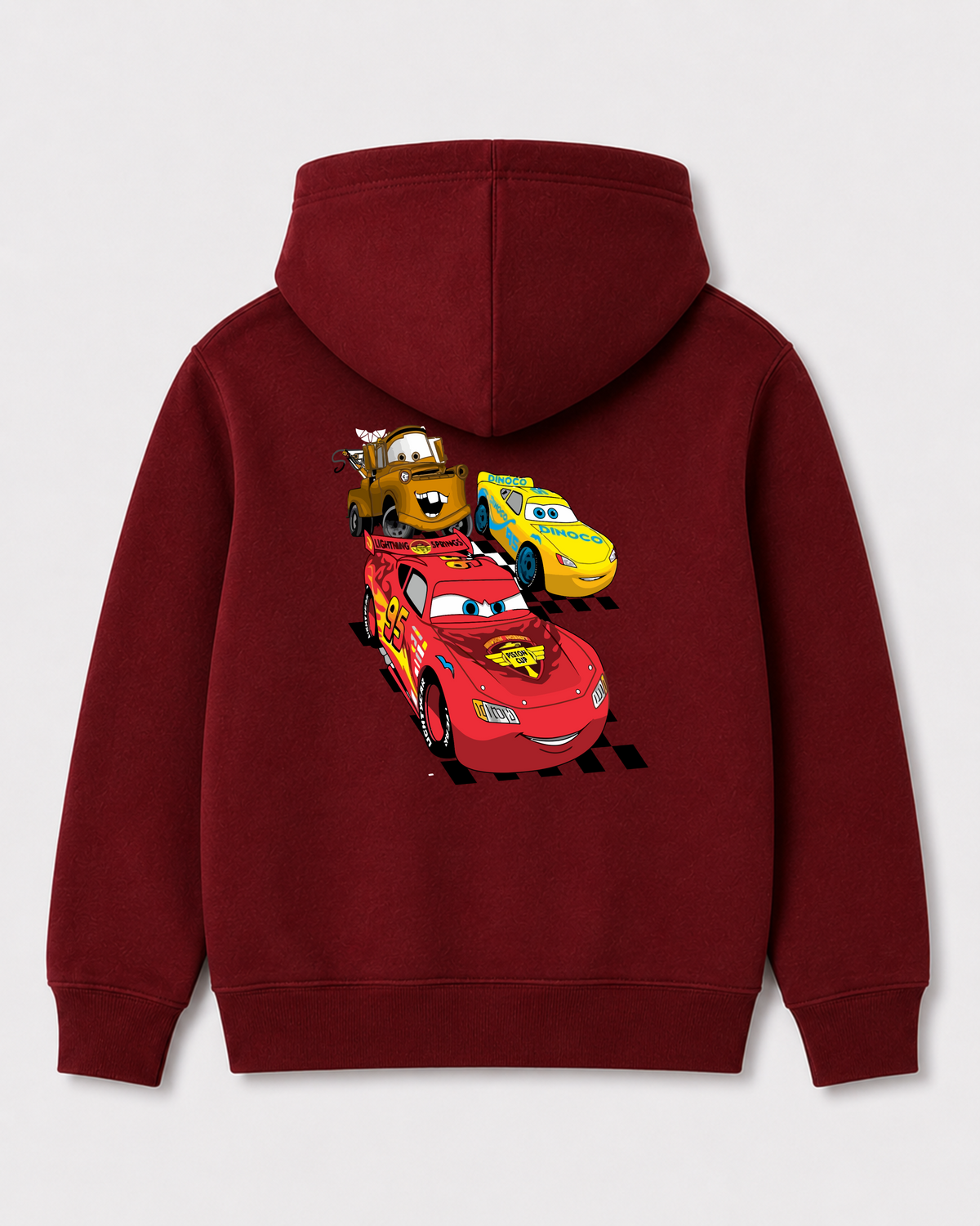 Red hoodie back 1366