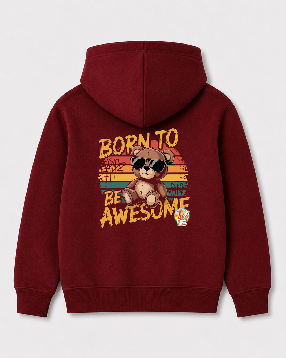 Red hoodie back 137