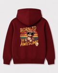 Red hoodie back 137