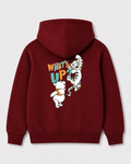 Red hoodie back 1371