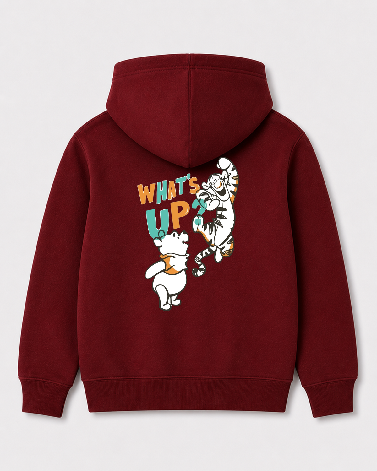 Red hoodie back 1371