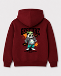 Red hoodie back 1373