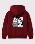 Red hoodie back 1374