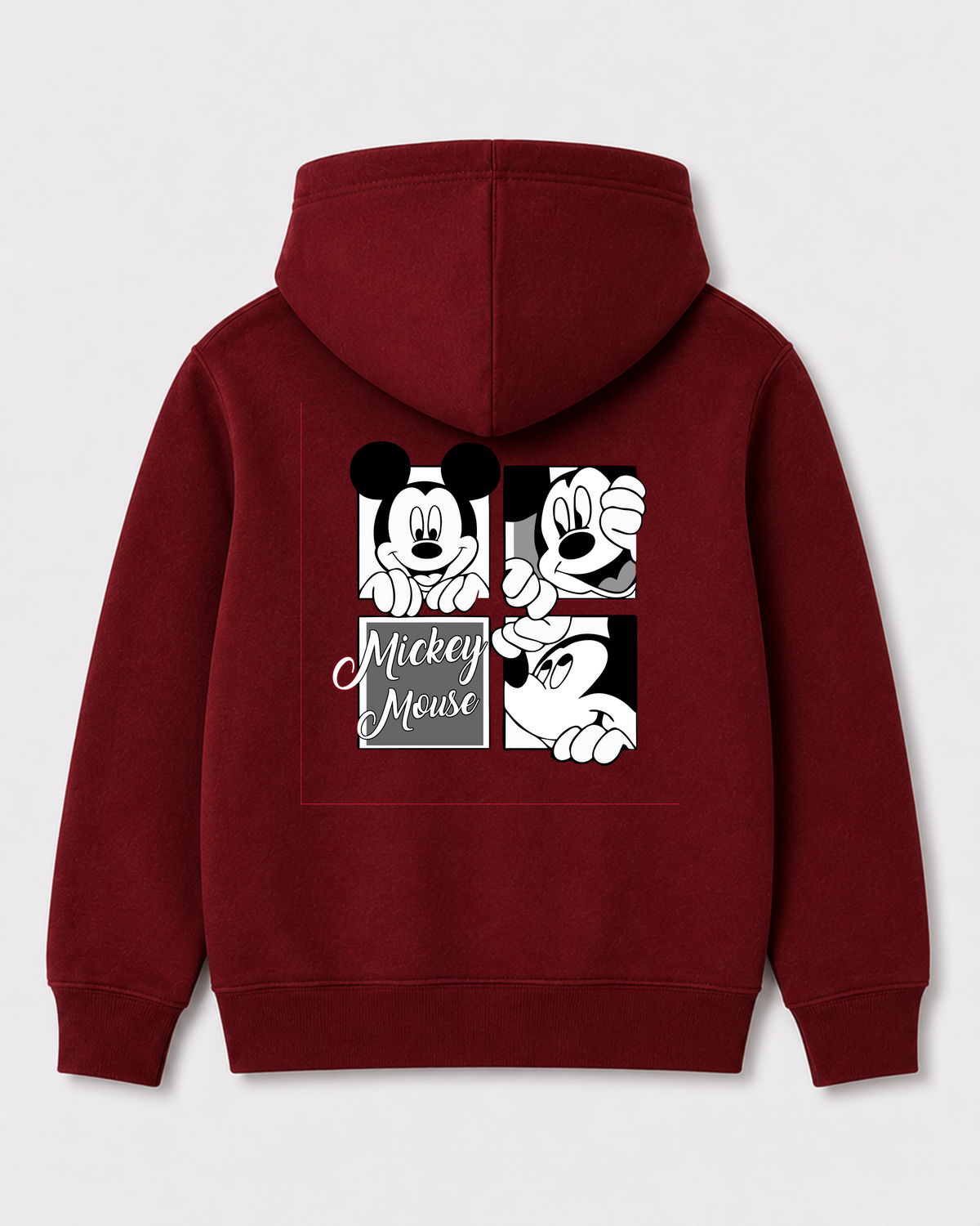 Red hoodie back 1374