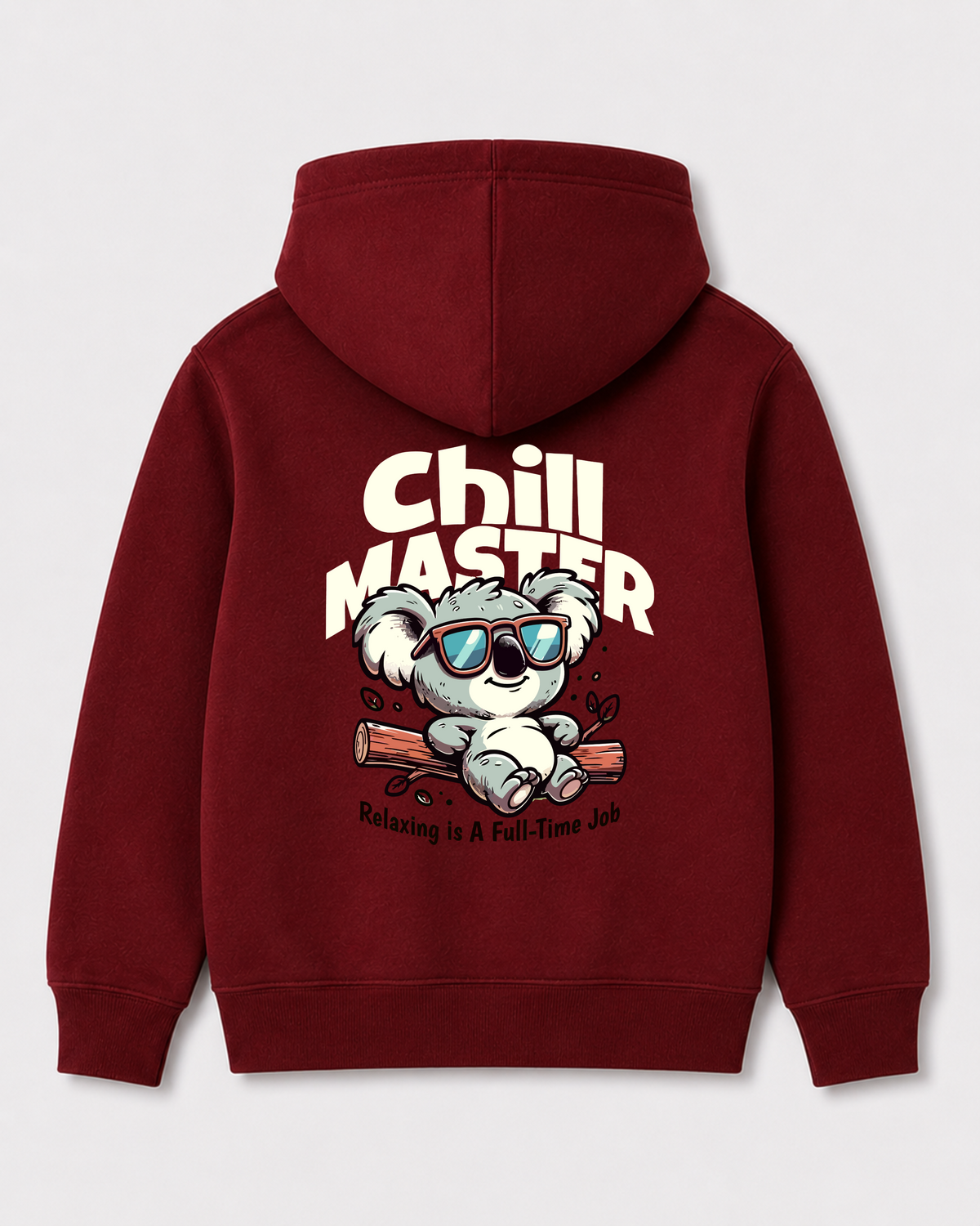 Red hoodie back 1378