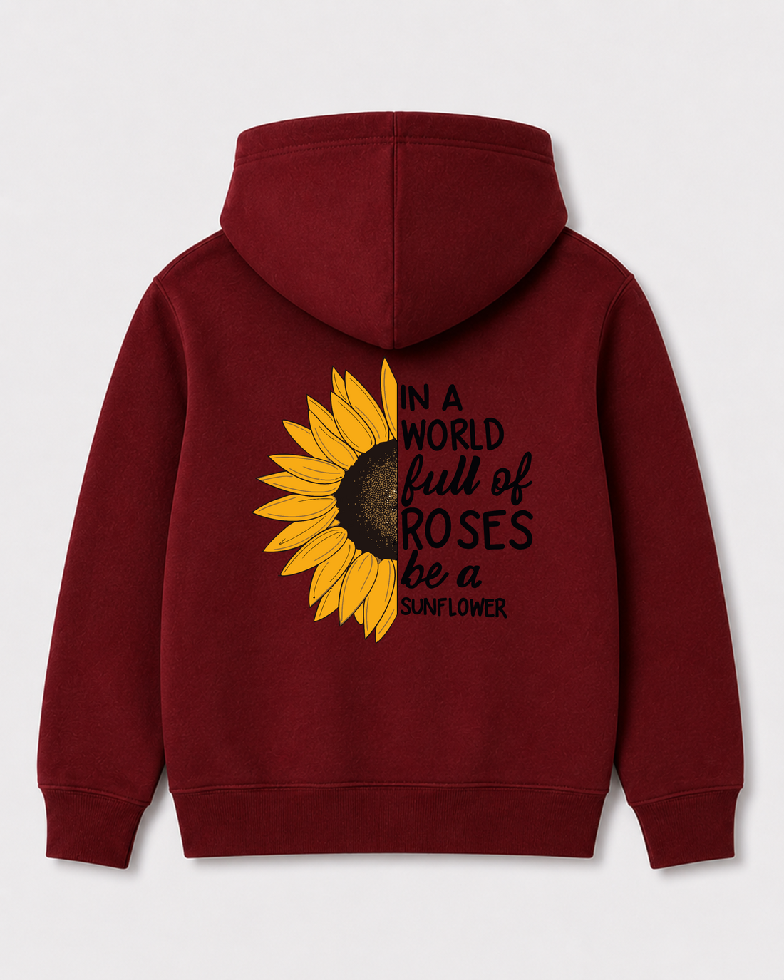 Red hoodie back 1382