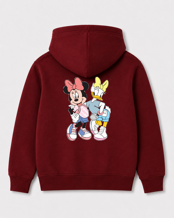 Red hoodie back 1383