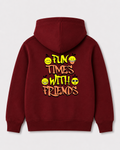Red hoodie back 1385