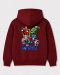 Red hoodie back 1389