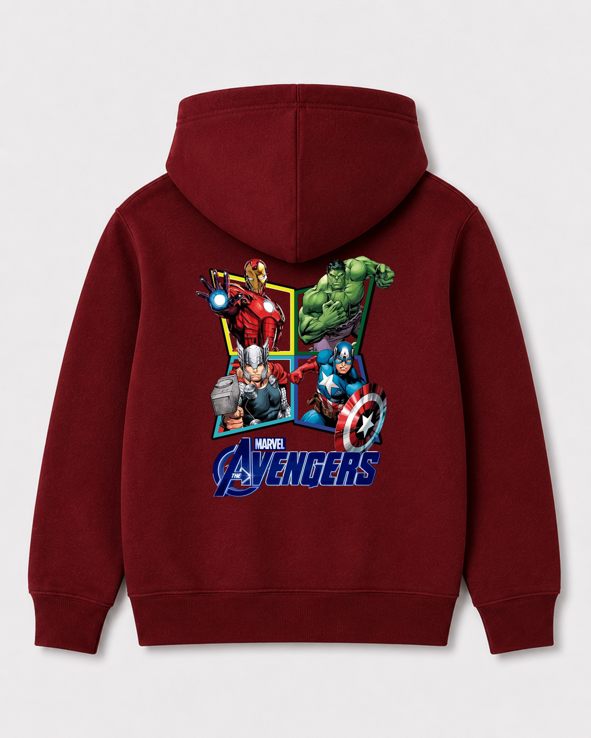 Red hoodie back 1389