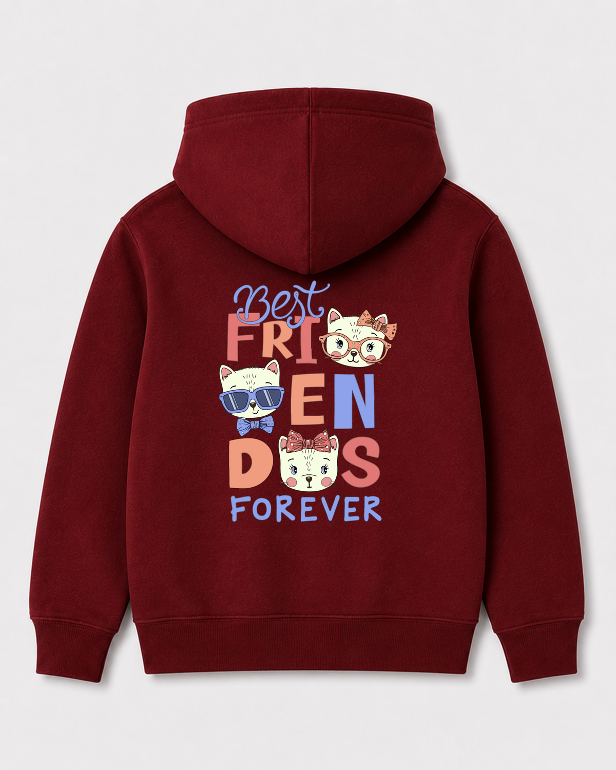 Red hoodie back 1390