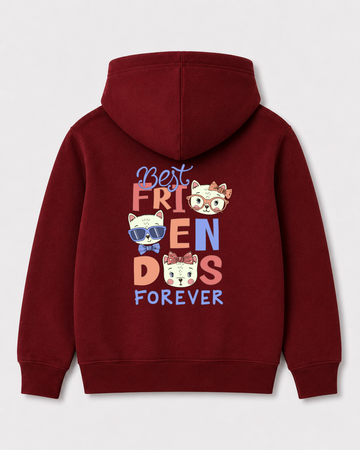 Red hoodie back 1390