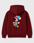Red hoodie back 1391