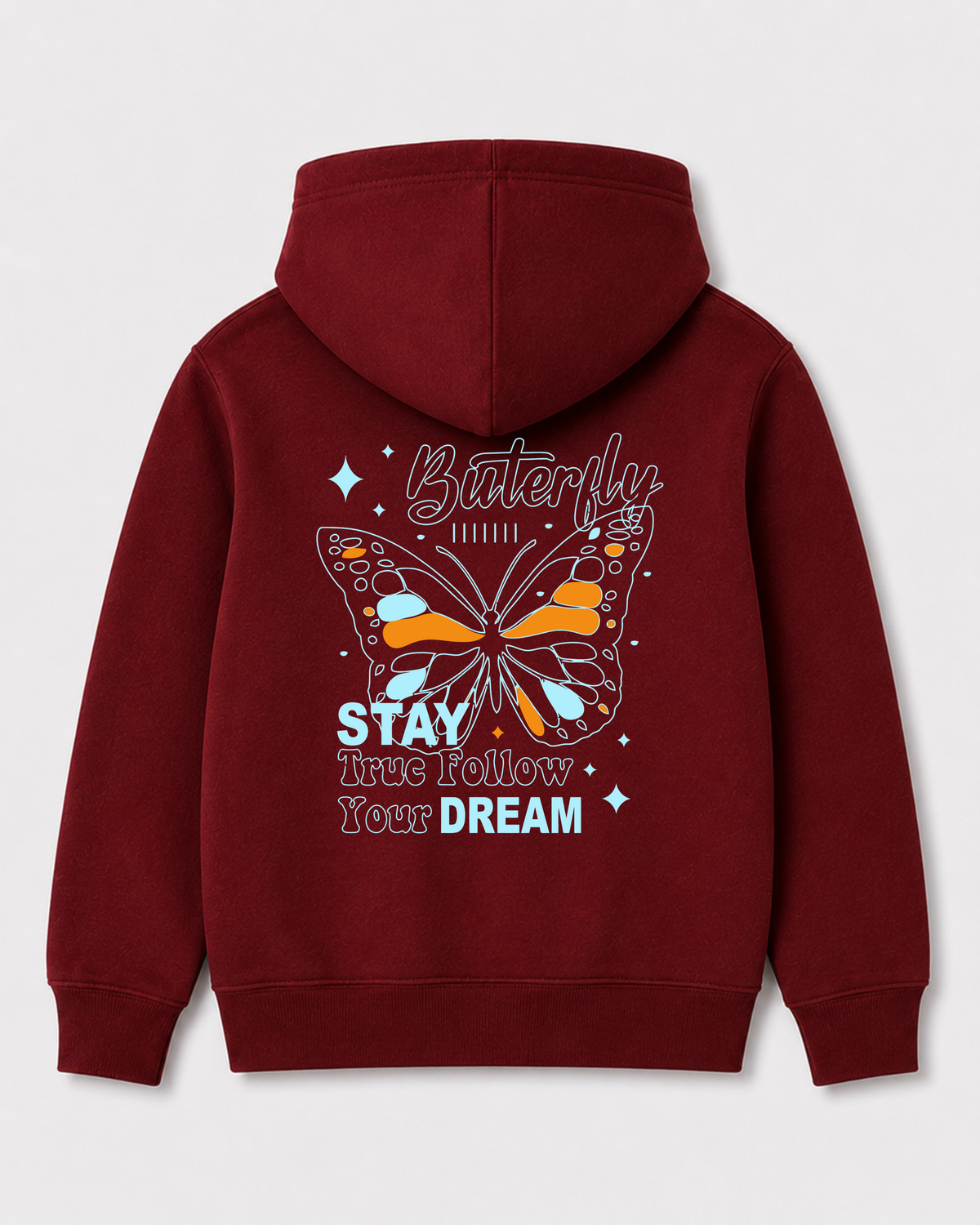 Red hoodie back 1408