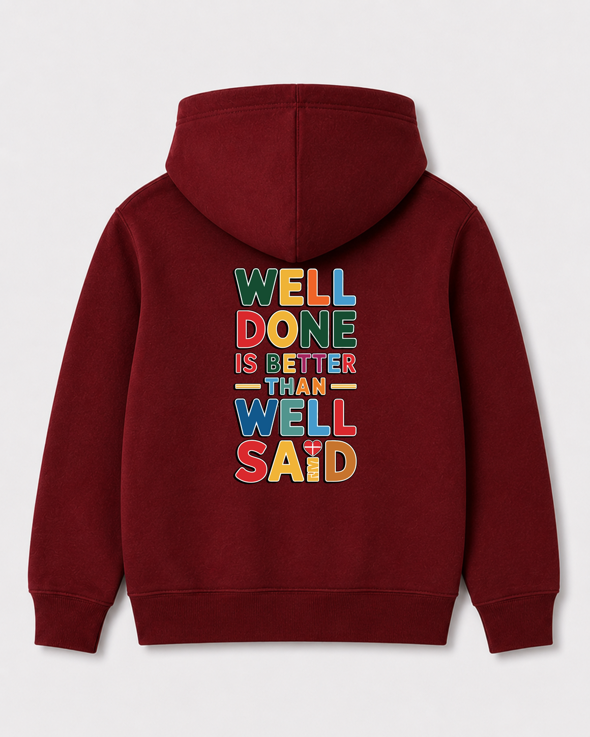 Red hoodie back 1412