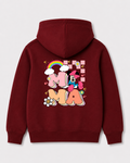 Red hoodie back 1413