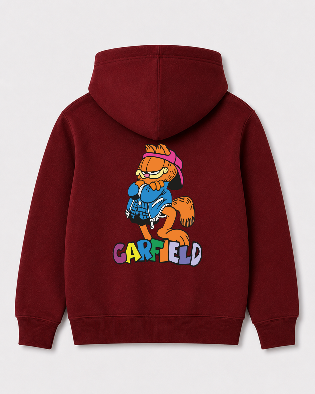 Red hoodie back 1414