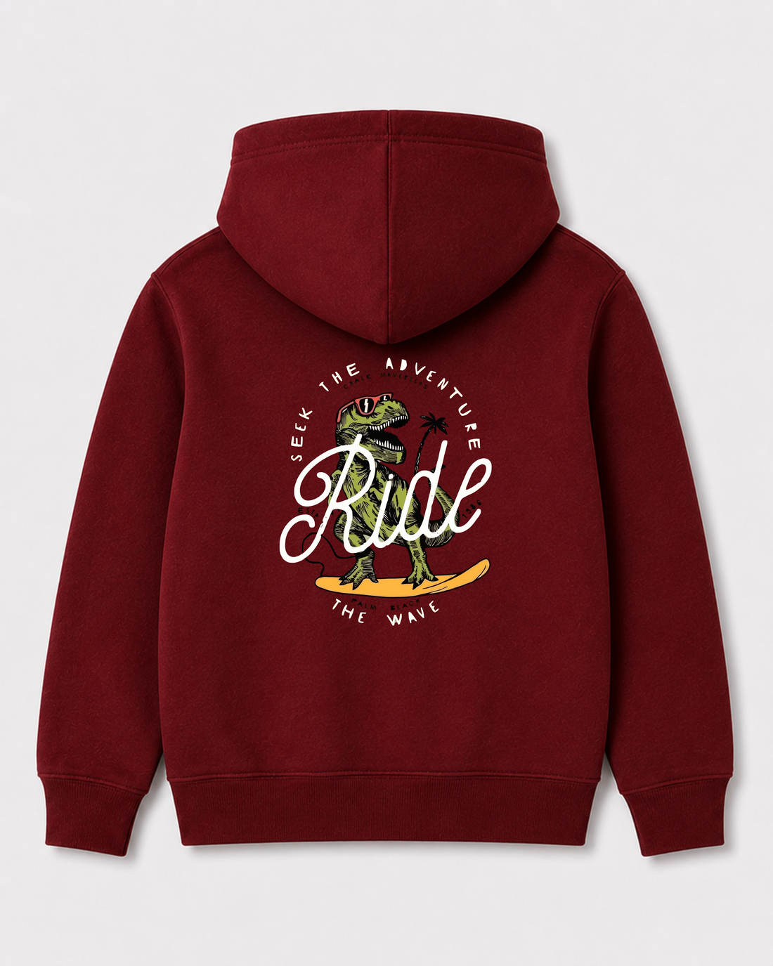 Red hoodie back 142