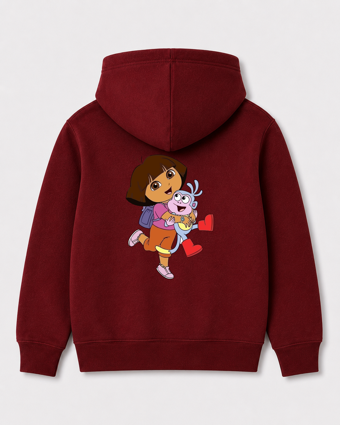 Red hoodie back 1430