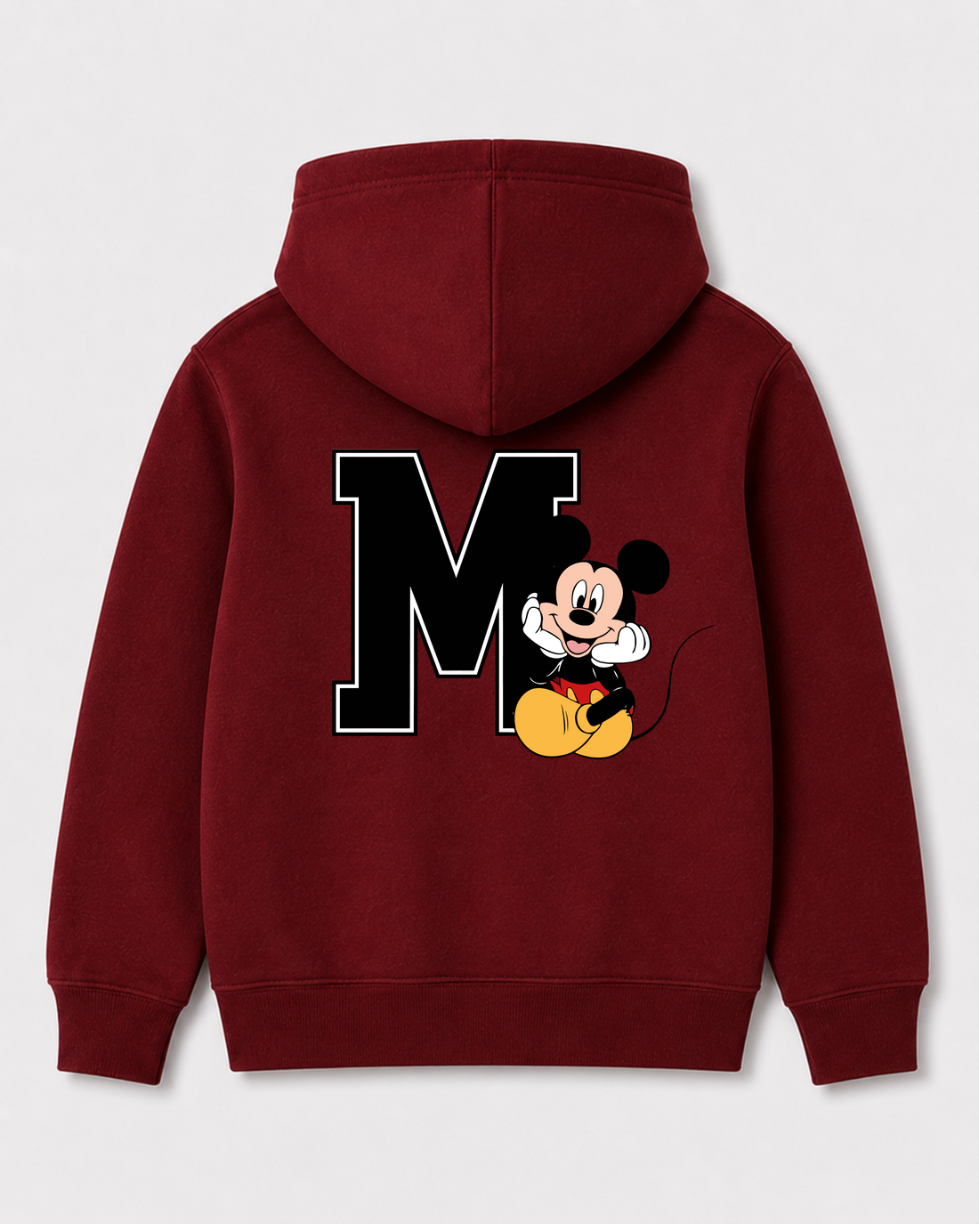 Red hoodie back 1436