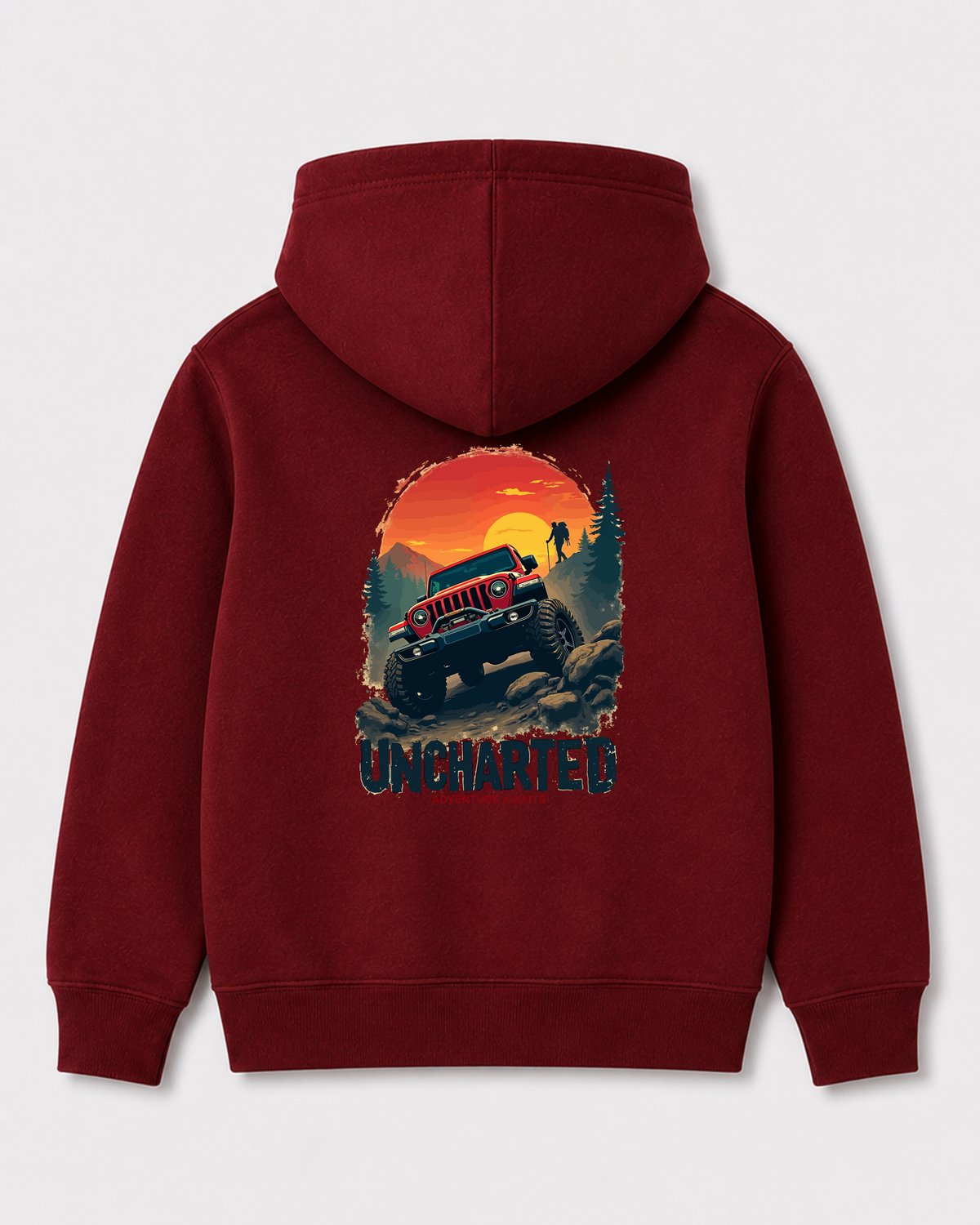 Red hoodie back 1441