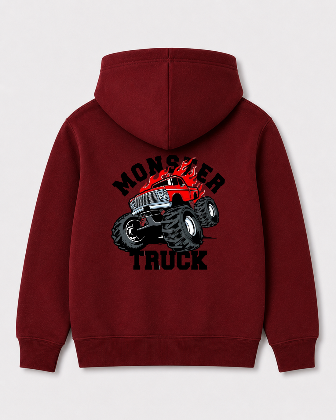 Red hoodie back 1443