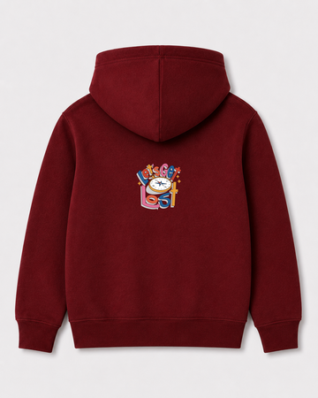 Red hoodie back 145