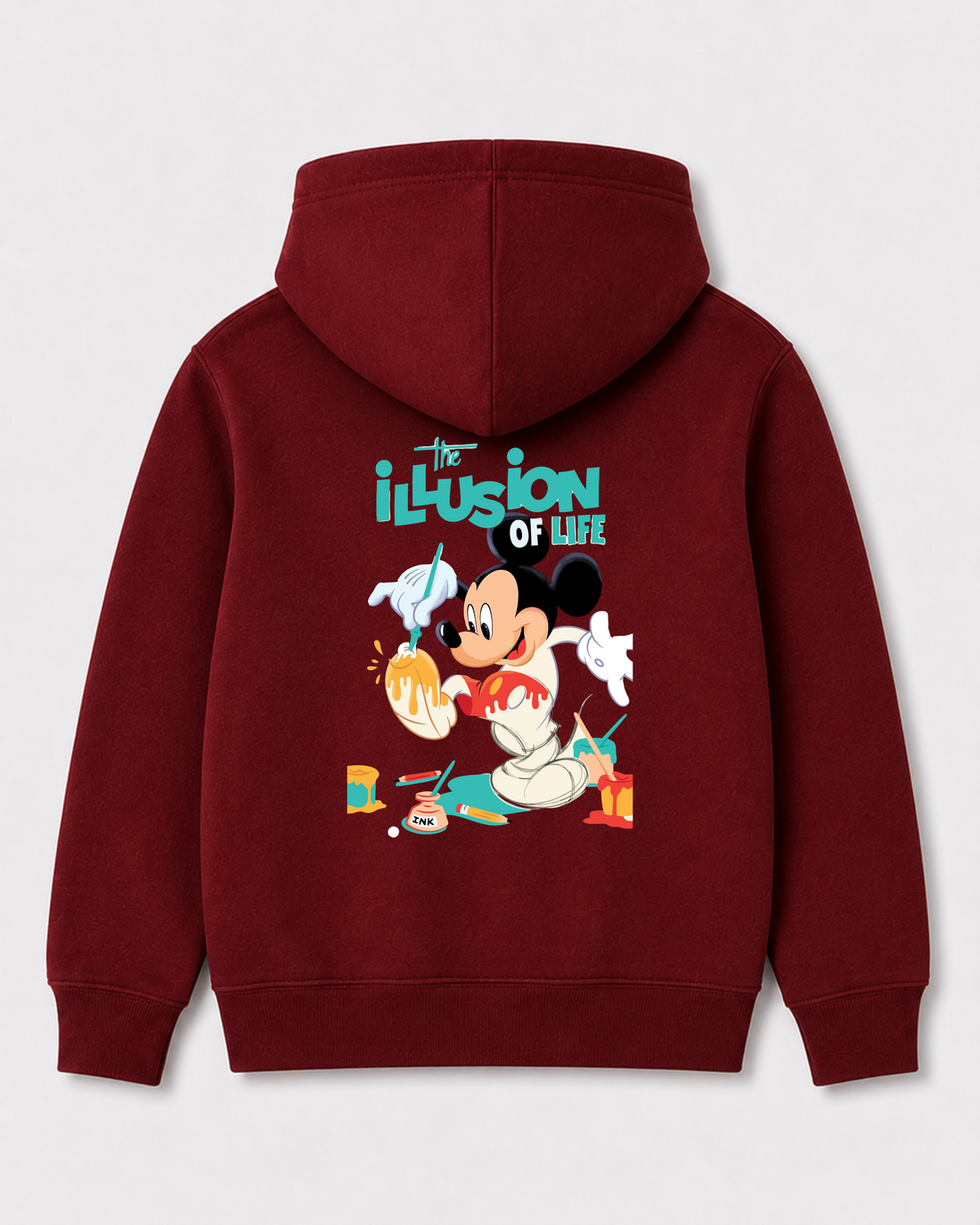 Red hoodie back 1451
