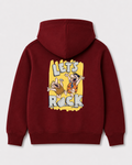 Red hoodie back 1454