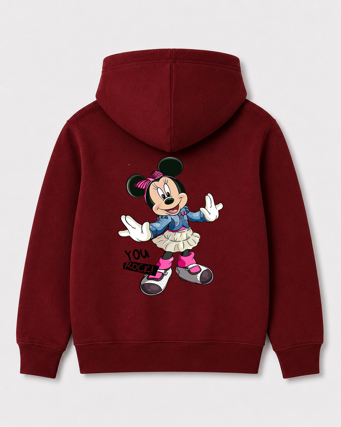 Red hoodie back 1457