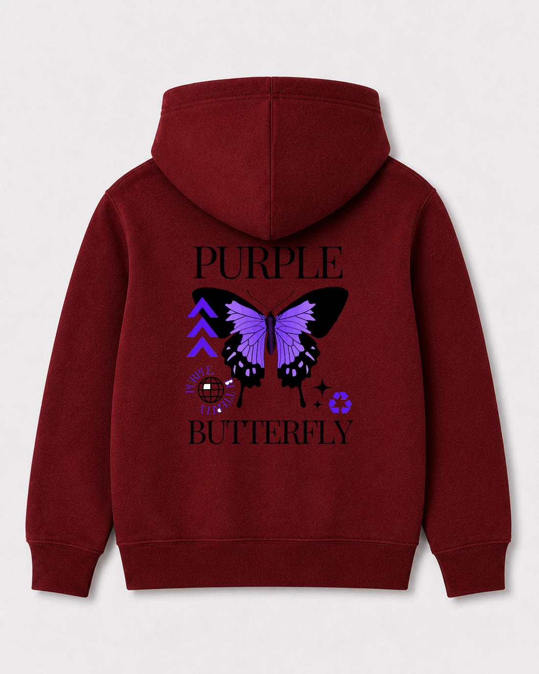 Red hoodie back 1469