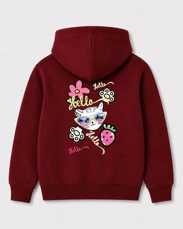 Red hoodie back 1475
